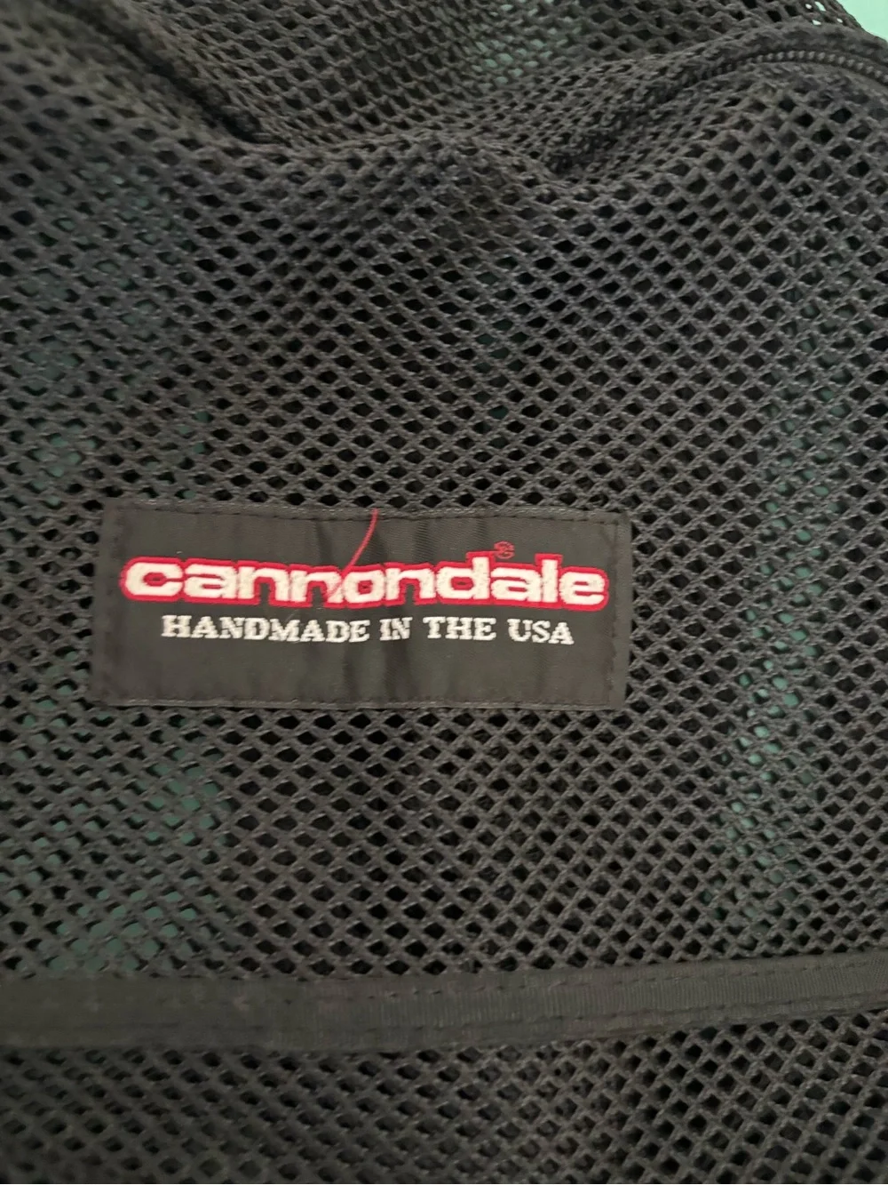 VTG Cannondale Black Mesh Backpack Made in USA